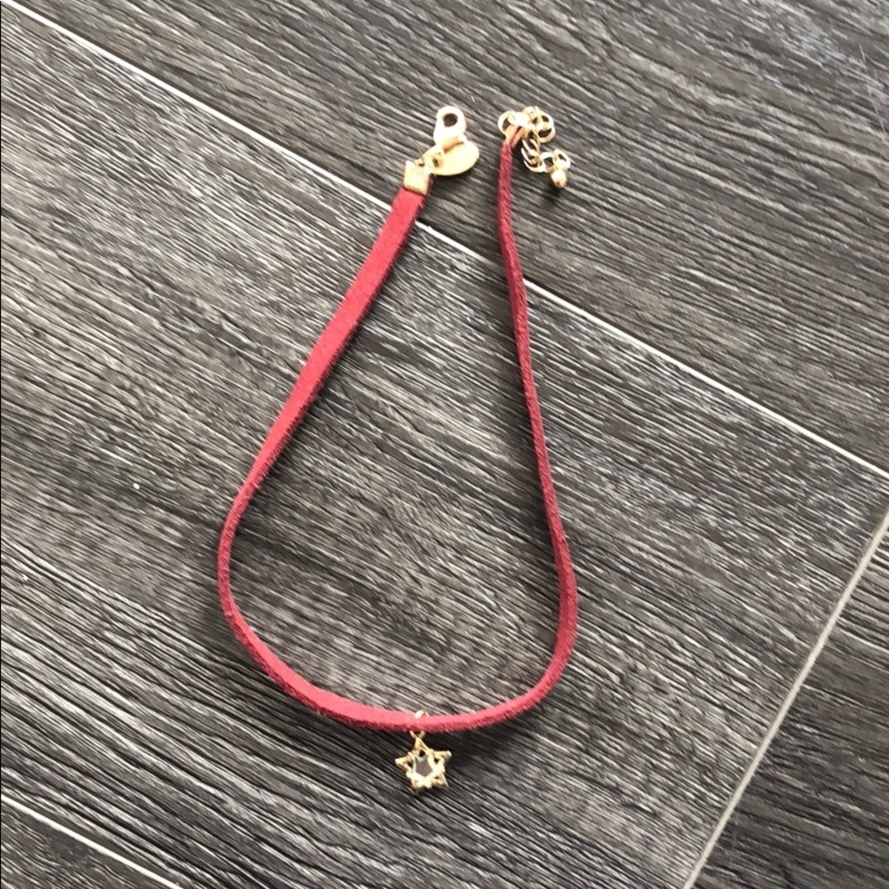 🛍Red star choker